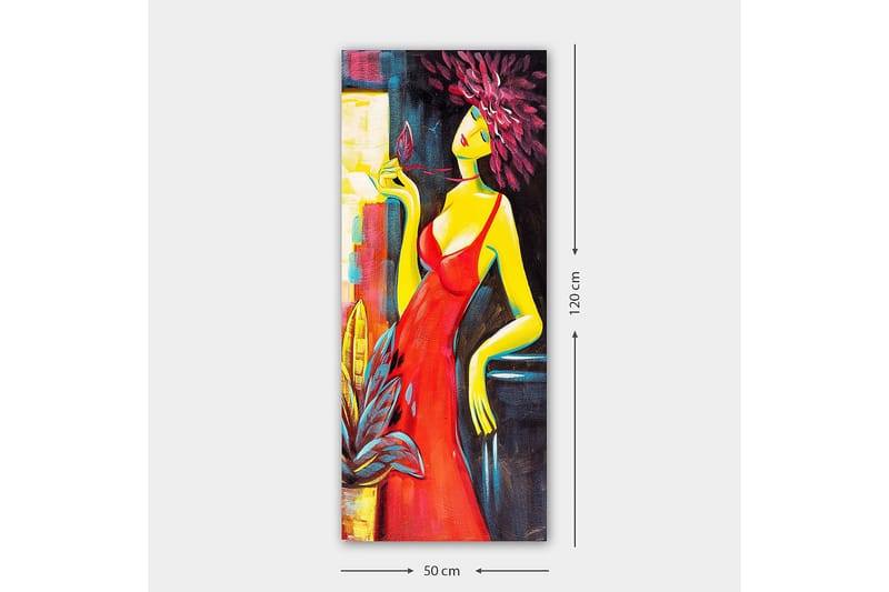 Canvasbilde DKY People Flerfarget - 50x120 cm - Innredning - Bilder & kunst - Lerretsbilder