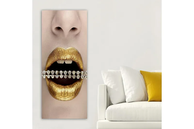 Canvasbilde DKY People Flerfarget - 50x120 cm - Innredning - Bilder & kunst - Lerretsbilder