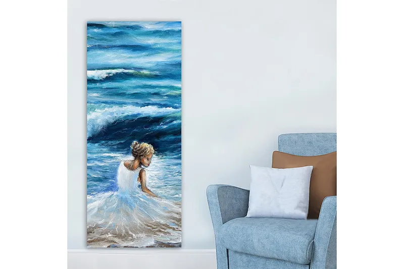 Canvasbilde DKY People Flerfarget - 50x120 cm - Innredning - Bilder & kunst - Lerretsbilder