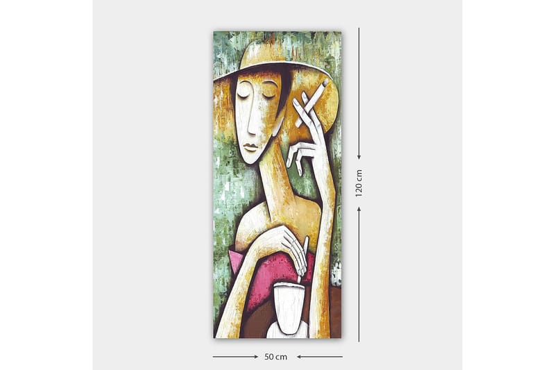 Canvasbilde DKY People Flerfarget - 50x120 cm - Innredning - Bilder & kunst - Lerretsbilder