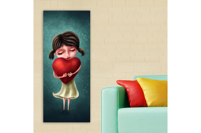 Canvasbilde DKY People Flerfarget - 50x120 cm - Innredning - Bilder & kunst - Lerretsbilder