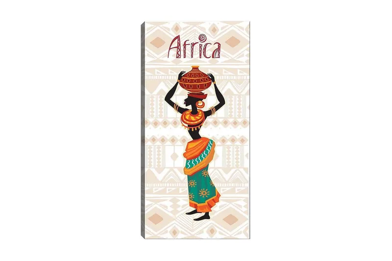 Canvasbilde DKY People Flerfarget, 50x120 cm