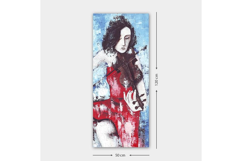 Canvasbilde DKY People Flerfarget - 50x120 cm - Innredning - Bilder & kunst - Lerretsbilder