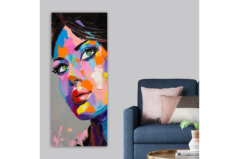Canvasbilde DKY People Flerfarget - 50x120 cm - Innredning - Bilder & kunst - Lerretsbilder