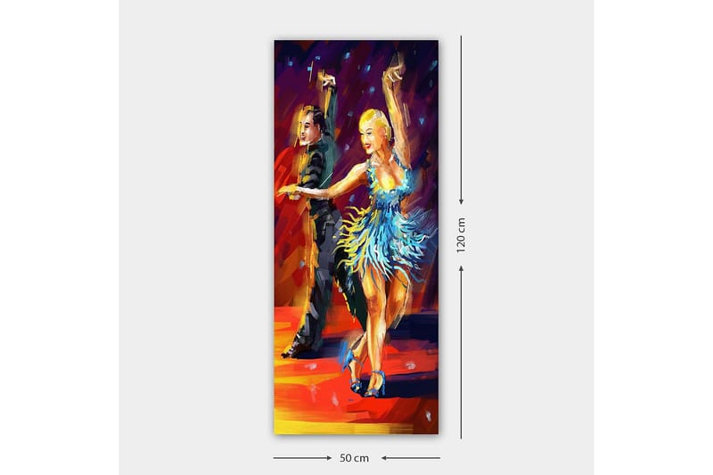 Canvasbilde DKY People Flerfarget - 50x120 cm - Innredning - Bilder & kunst - Lerretsbilder