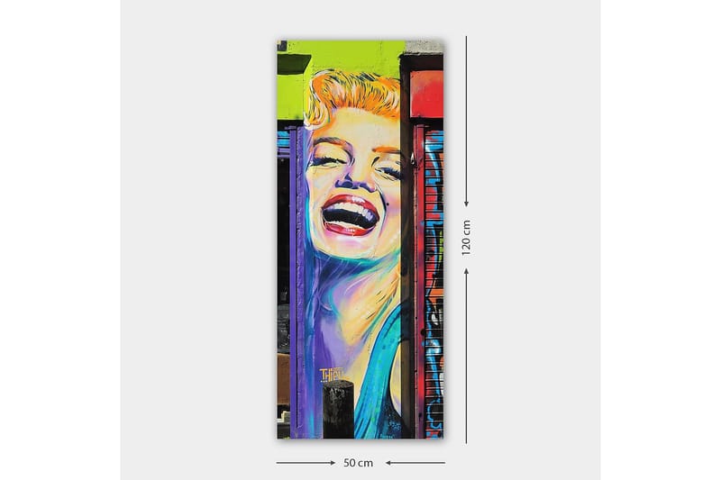 Canvasbilde DKY People Flerfarget - 50x120 cm - Innredning - Bilder & kunst - Lerretsbilder