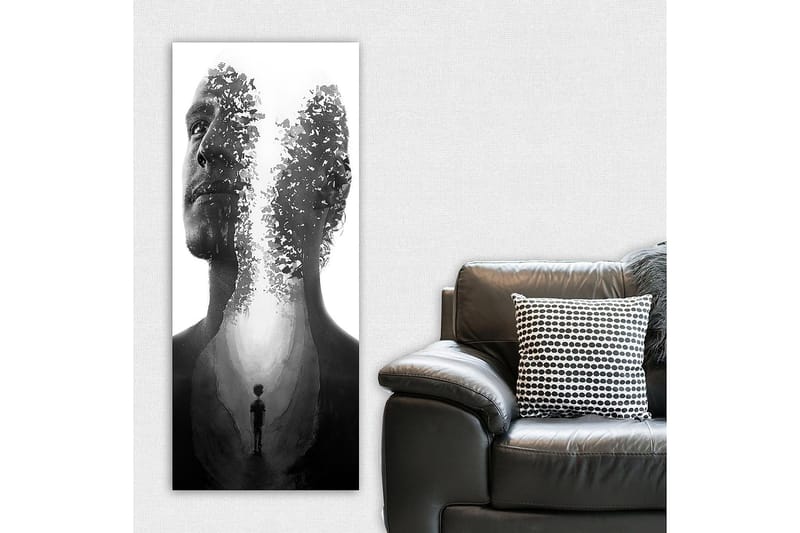 Canvasbilde DKY People Flerfarget - 50x120 cm - Innredning - Bilder & kunst - Lerretsbilder