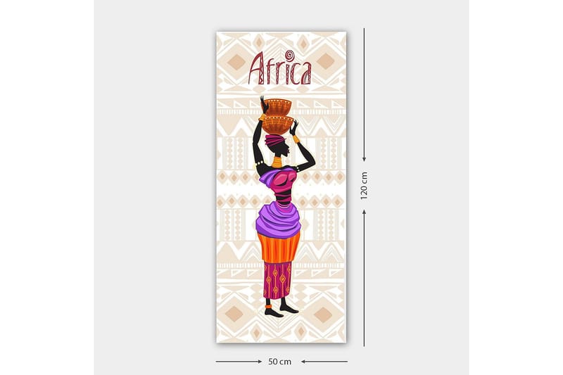Canvasbilde DKY People Flerfarget - 50x120 cm - Innredning - Bilder & kunst - Lerretsbilder