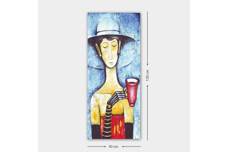 Canvasbilde DKY People Flerfarget - 50x120 cm - Innredning - Bilder & kunst - Lerretsbilder