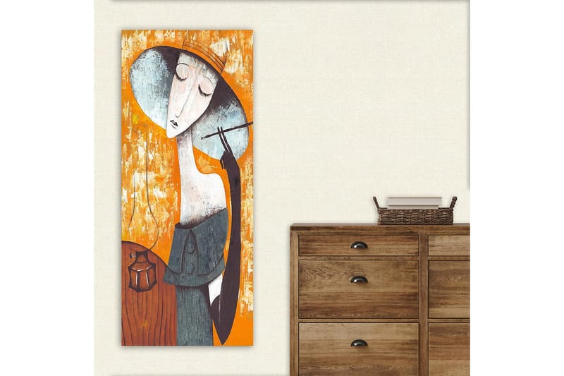 Canvasbilde DKY People Flerfarget - 50x120 cm - Innredning - Bilder & kunst - Lerretsbilder