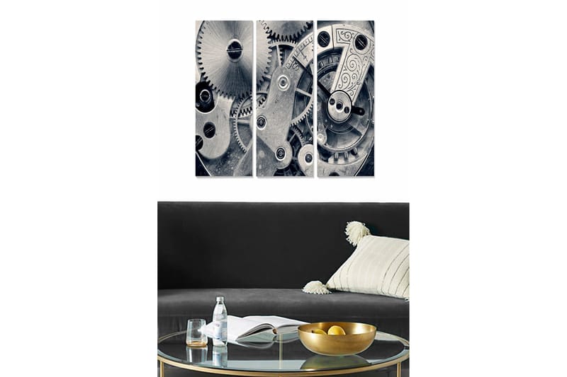 Canvasbilde Entertainment 3-pk Flerfarget, 22x05 cm