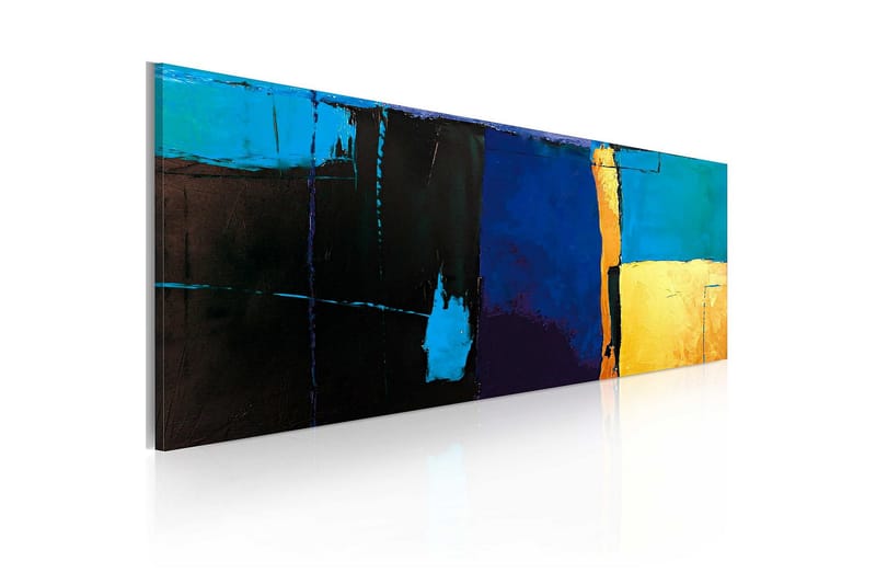 Canvasbilde Fascinasjon den blå fargen 100x40 cm - Artgeist sp. z o. o. - Innredning - Bilder & kunst - Lerretsbilder
