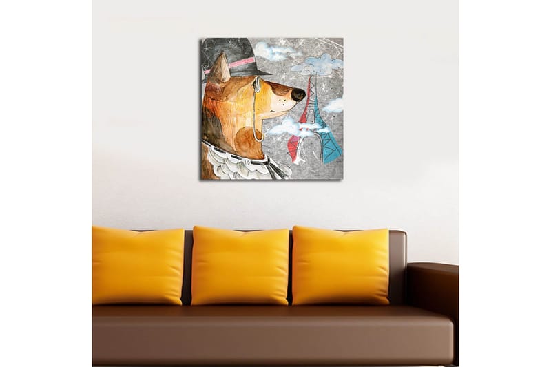 Canvasbilde Flerfarget - 44x54 cm - Innredning - Bilder & kunst - Lerretsbilder