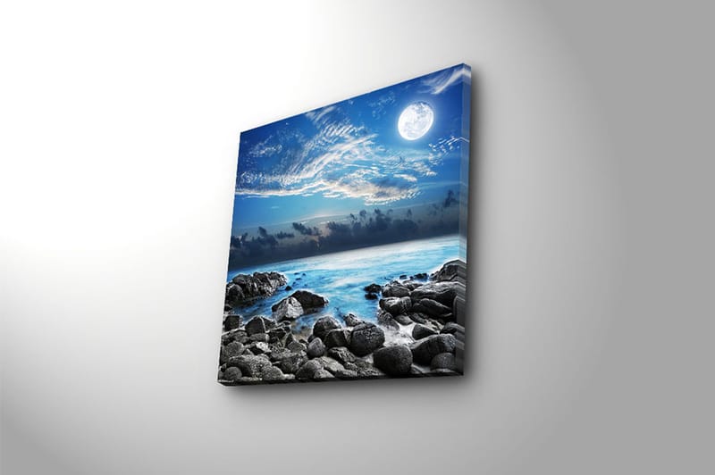 Canvasbilde Flerfarget - 44x54 cm - Innredning - Bilder & kunst - Lerretsbilder