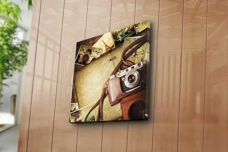 Canvasbilde Flerfarget - 44x54 cm - Innredning - Bilder & kunst - Lerretsbilder