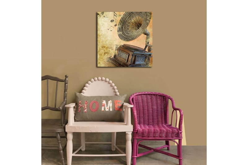 Canvasbilde Flerfarget - 44x54 cm - Innredning - Bilder & kunst - Lerretsbilder