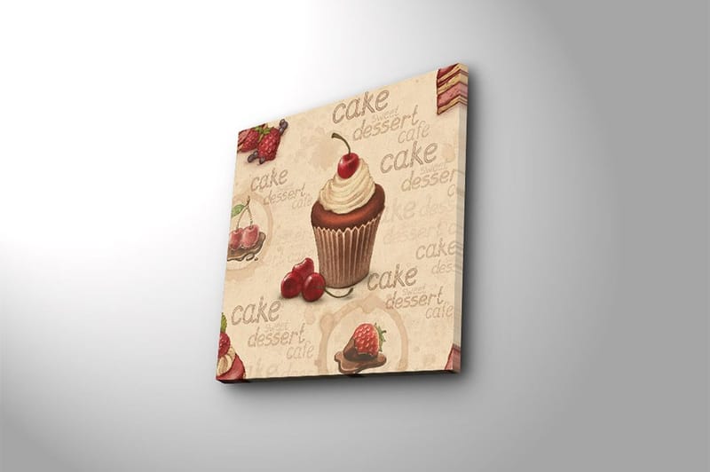 Canvasbilde Flerfarget - 44x54 cm - Innredning - Bilder & kunst - Lerretsbilder