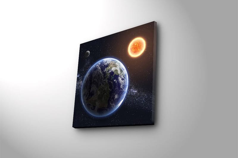 Canvasbilde Flerfarget - 44x54 cm - Innredning - Bilder & kunst - Lerretsbilder