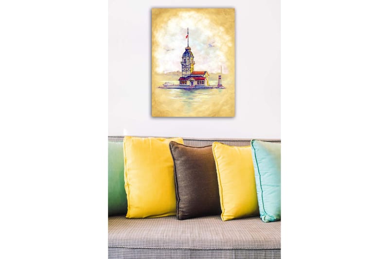 Canvasbilde Flerfarget - 55x07 cm - Innredning - Bilder & kunst - Lerretsbilder