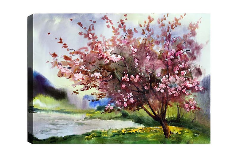 Canvasbilde Flerfarget - 55x07 cm - Innredning - Bilder & kunst - Lerretsbilder