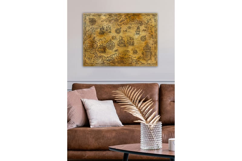 Canvasbilde Flerfarget - 55x07 cm - Innredning - Bilder & kunst - Lerretsbilder