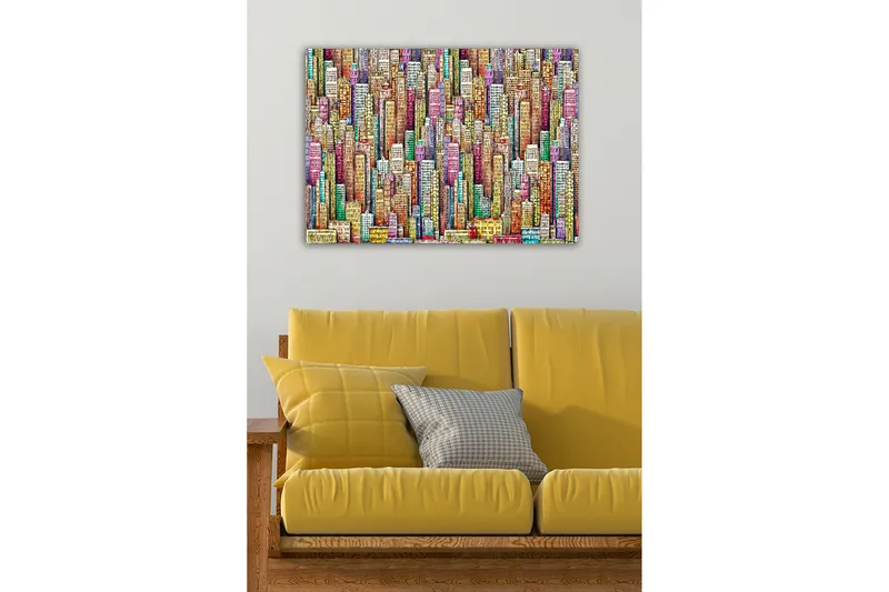 Canvasbilde Flerfarget - 55x07 cm - Innredning - Bilder & kunst - Lerretsbilder