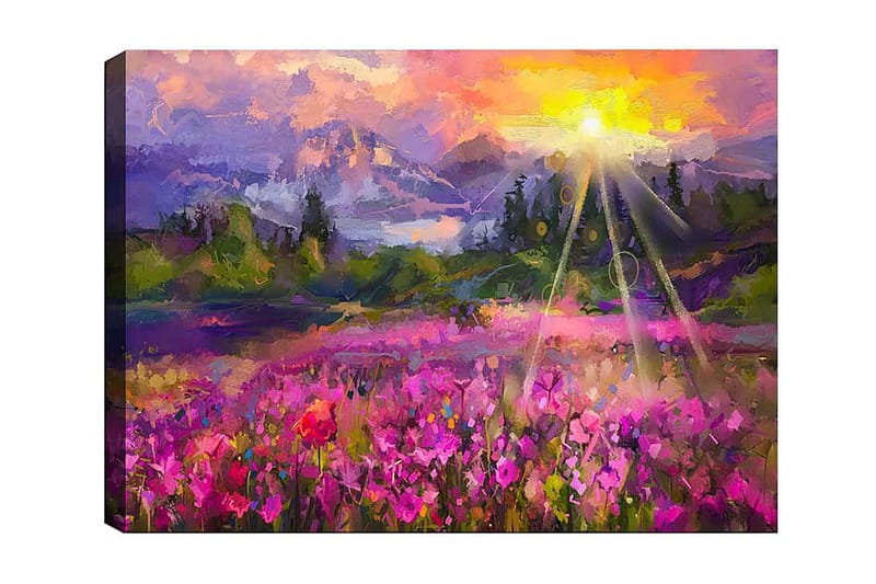 Canvasbilde Flerfarget, 55x07 cm