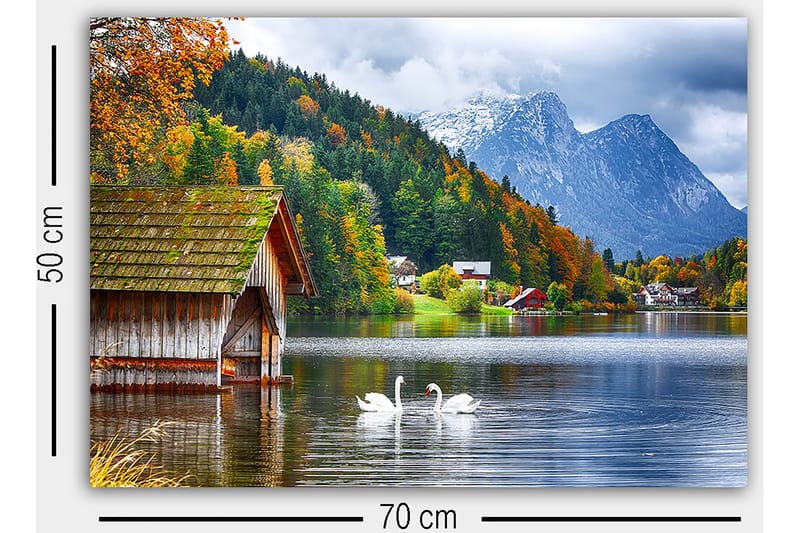 Canvasbilde Flerfarget - 55x07 cm - Innredning - Bilder & kunst - Lerretsbilder