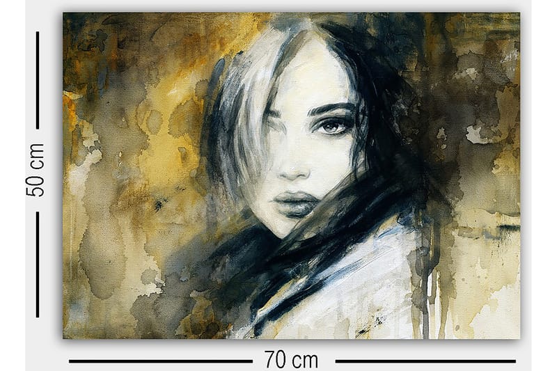 Canvasbilde Flerfarget - 55x07 cm - Innredning - Bilder & kunst - Lerretsbilder