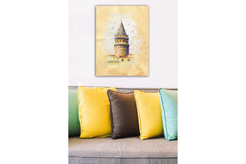 Canvasbilde Flerfarget - 55x07 cm - Innredning - Bilder & kunst - Lerretsbilder