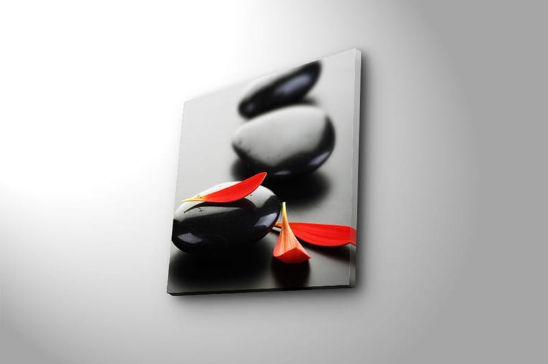 Canvasbilde Floral Flerfarget - 44x54 cm - Innredning - Bilder & kunst - Lerretsbilder