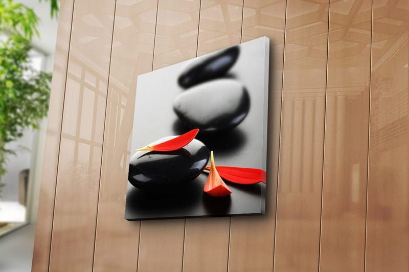 Canvasbilde Floral Flerfarget - 44x54 cm - Innredning - Bilder & kunst - Lerretsbilder