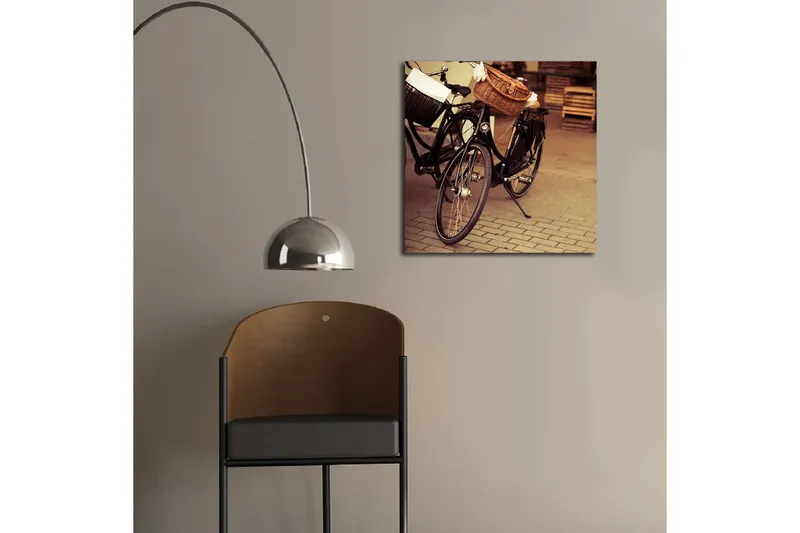 Canvasbilde Floral Flerfarget - 44x54 cm - Innredning - Bilder & kunst - Lerretsbilder