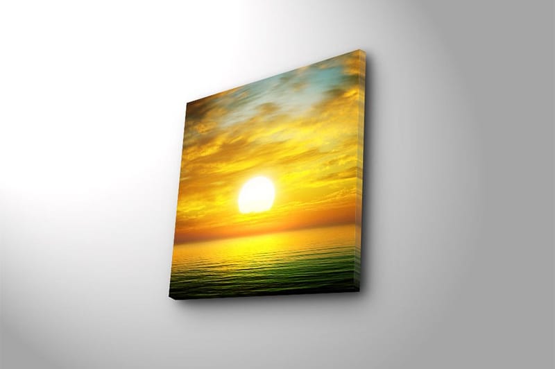 Canvasbilde Floral Flerfarget - 44x54 cm - Innredning - Bilder & kunst - Lerretsbilder