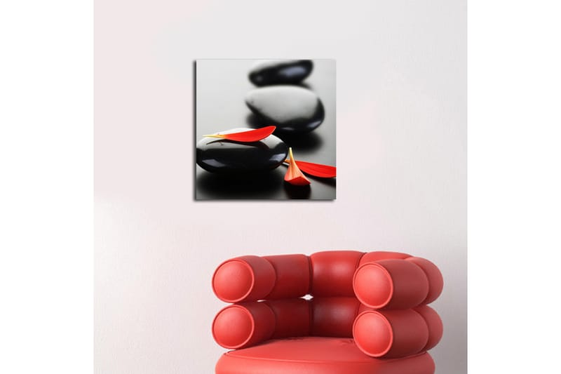 Canvasbilde Floral Flerfarget - 44x54 cm - Innredning - Bilder & kunst - Lerretsbilder