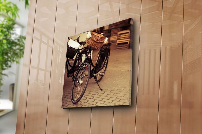 Canvasbilde Floral Flerfarget - 44x54 cm - Innredning - Bilder & kunst - Lerretsbilder