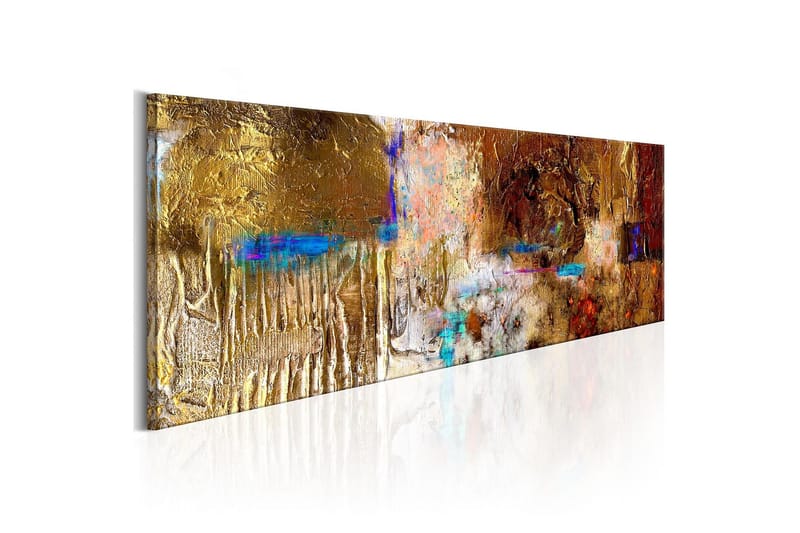 Canvasbilde Golden Structure - Artgeist sp. z o. o. - Lerretsbilder