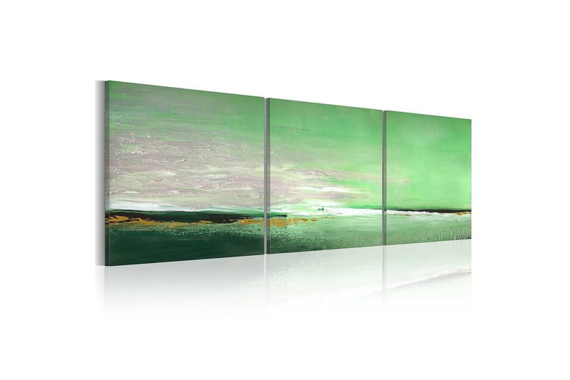 Canvasbilde Hav - Grønn kyst 150x50 cm - Artgeist sp. z o. o. - Lerretsbilder