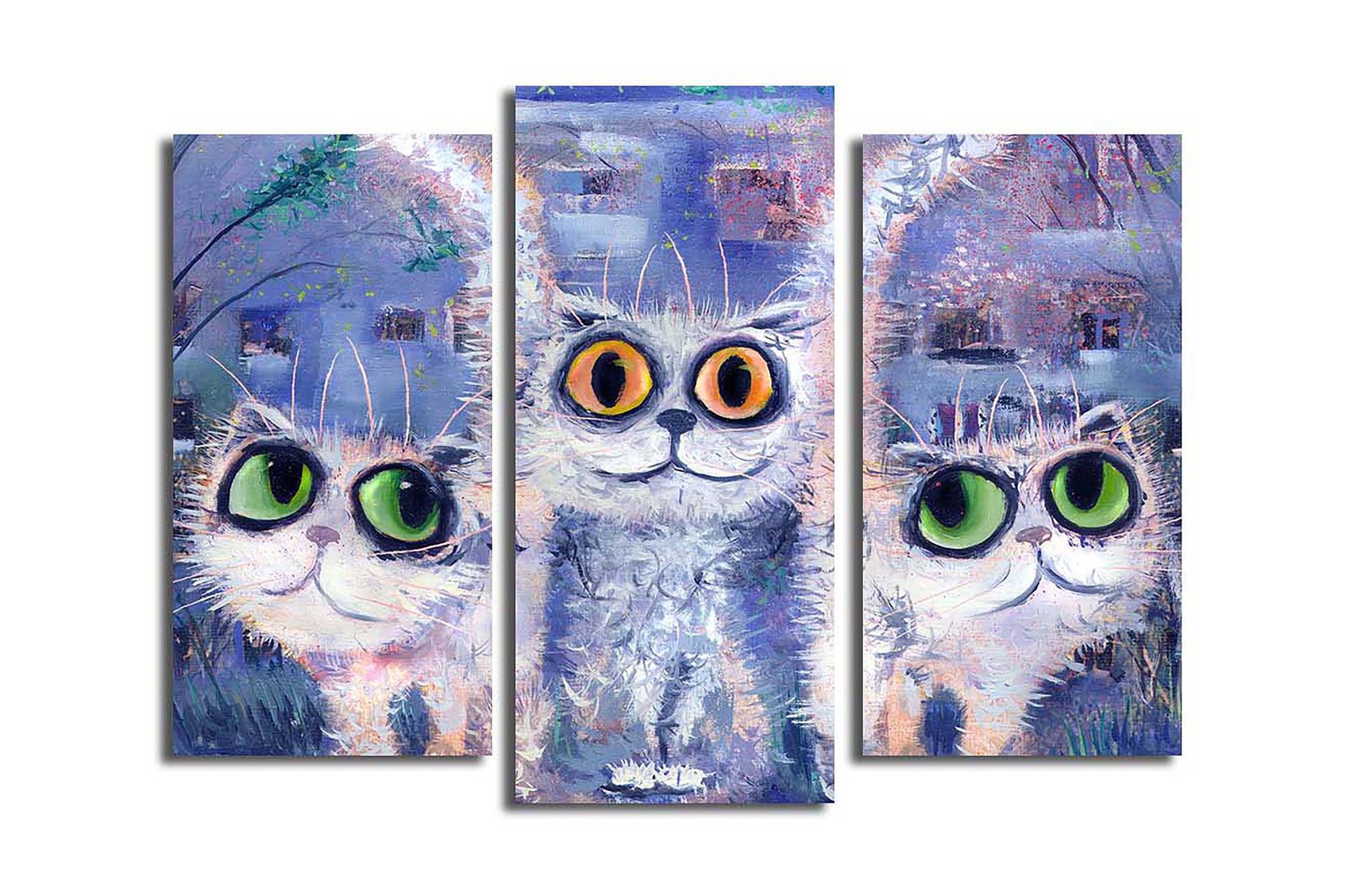 Canvasbilde Kitchen 3-pk Flerfarget - 22x03 cm - Innredning - Bilder & kunst - Lerretsbilder