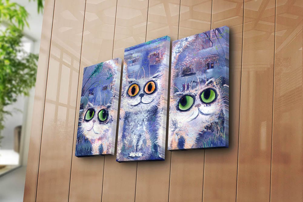 Canvasbilde Kitchen 3-pk Flerfarget - 22x03 cm - Innredning - Bilder & kunst - Lerretsbilder