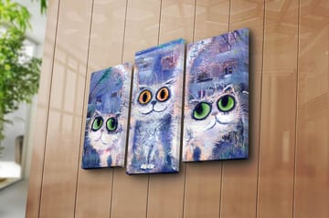 Canvasbilde Kitchen 3-pk Flerfarget - 22x03 cm - Innredning - Bilder & kunst - Lerretsbilder