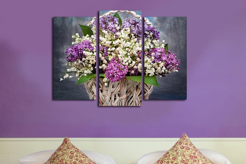 Canvasbilde Kitchen 3-pk Flerfarget - 22x03 cm - Innredning - Bilder & kunst - Lerretsbilder