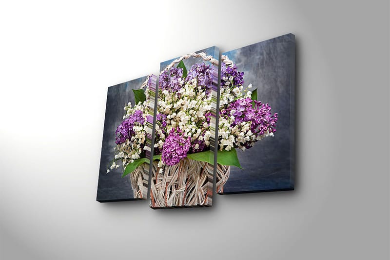 Canvasbilde Kitchen 3-pk Flerfarget - 22x03 cm - Innredning - Bilder & kunst - Lerretsbilder