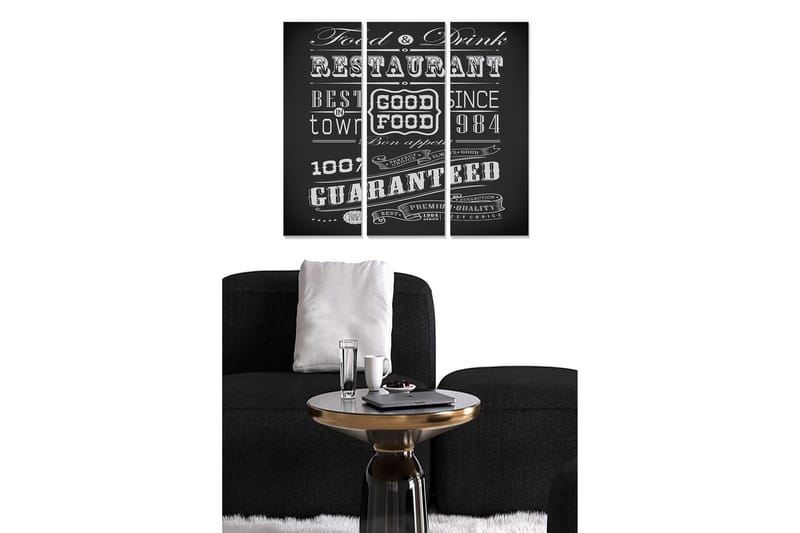 Canvasbilde Kitchen 3-pk Flerfarget, 22x05 cm