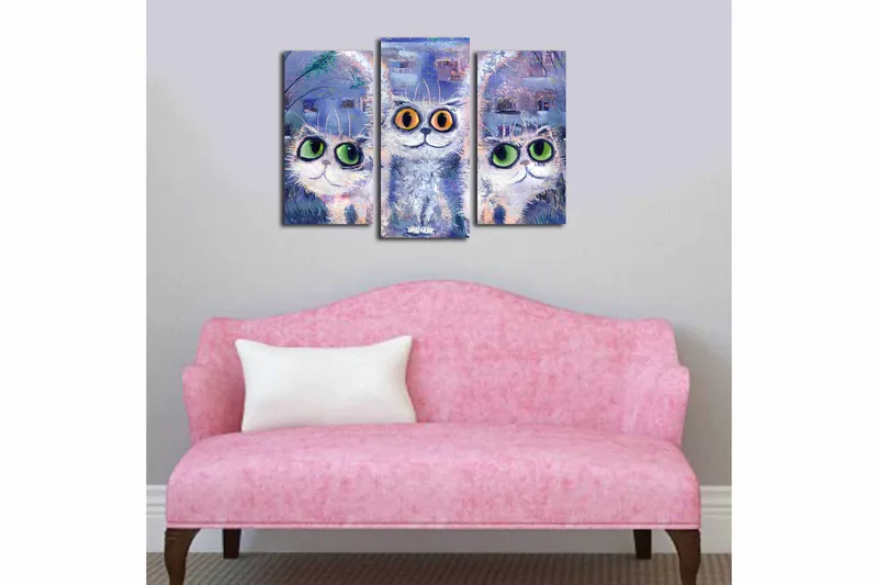 Canvasbilde Kitchen 3-pk Flerfarget - 22x03 cm - Innredning - Bilder & kunst - Lerretsbilder