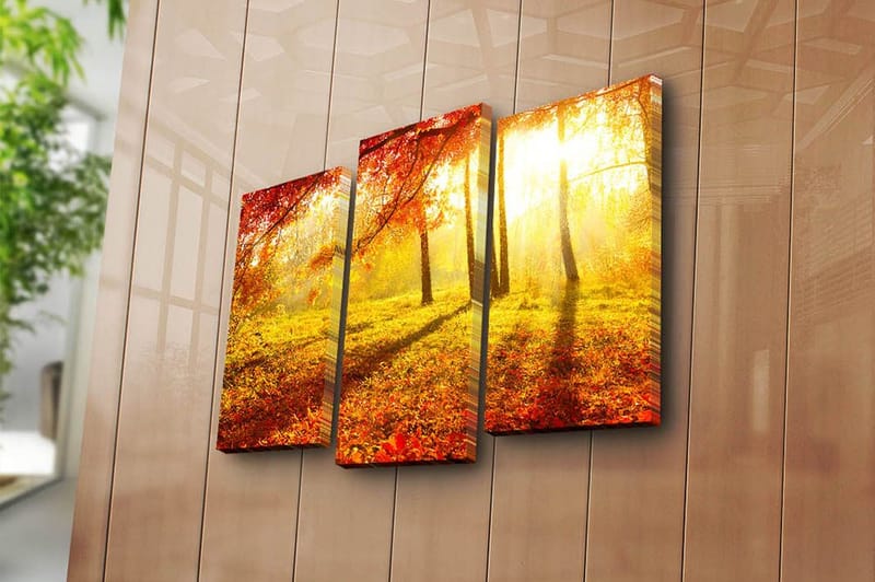 Canvasbilde Kitchen 3-pk Flerfarget - 22x03 cm - Innredning - Bilder & kunst - Lerretsbilder