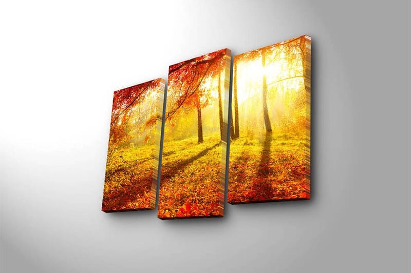 Canvasbilde Kitchen 3-pk Flerfarget - 22x03 cm - Innredning - Bilder & kunst - Lerretsbilder