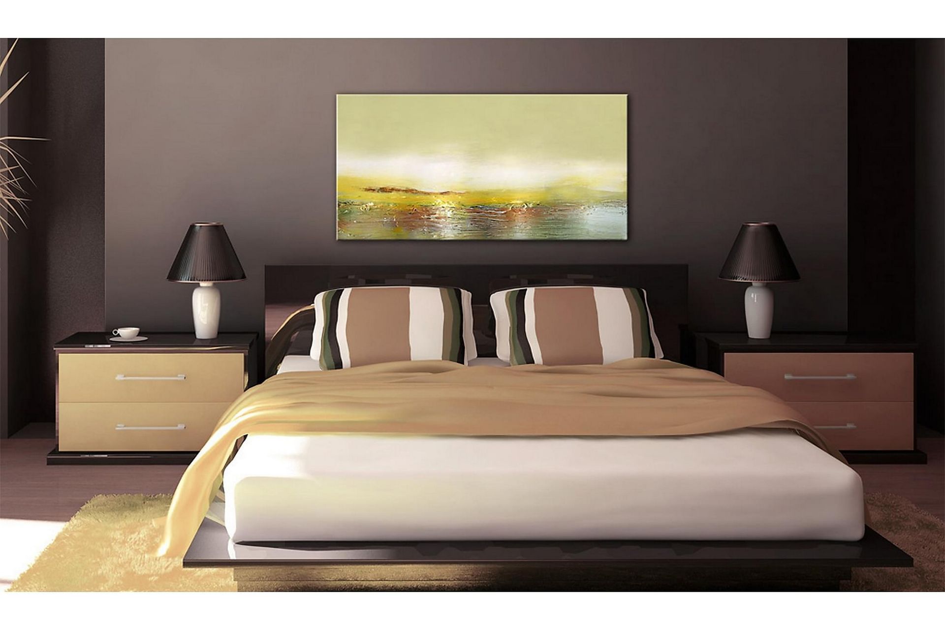 Canvasbilde Møtende bølgen 120x60 cm - Artgeist sp. z o. o. - Innredning - Bilder & kunst - Lerretsbilder