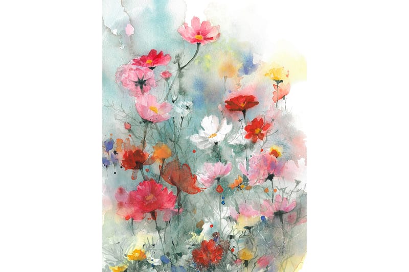 Canvasbilde Meadow - 66x08 cm - Innredning - Bilder & kunst - Lerretsbilder