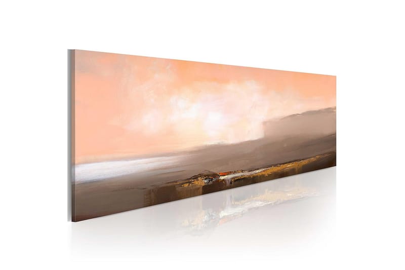 Canvasbilde Mellom rosa og grått 100x40 cm - Artgeist sp. z o. o. - Innredning - Bilder & kunst - Lerretsbilder